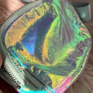 lululemon iridescent belt bag worn once!